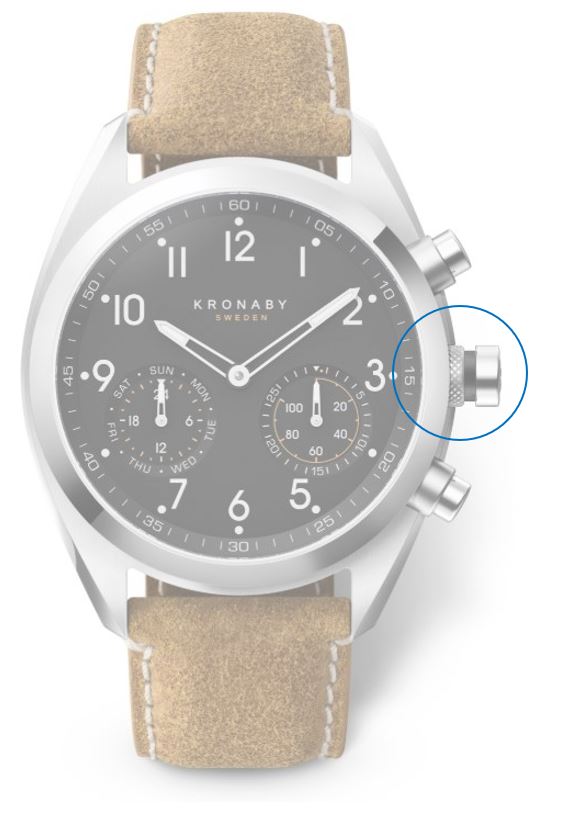 Chytré funkce hodinek Kronaby kolekce APEX