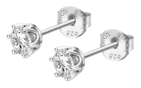 Photo: Náušnice LOTUS SILVER LP3716-4/1, Ag. 1,29 g