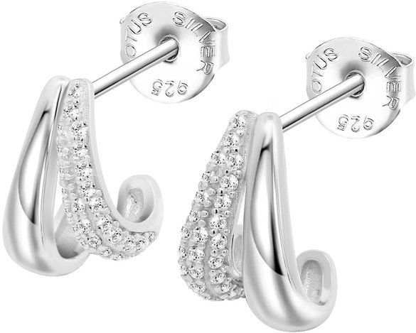 Photo: Náušnice LOTUS SILVER LP3846-4/1, Ag. 2,6 g