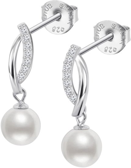 Photo: Náušnice LOTUS SILVER LP3832-4/1, Ag. 3 g