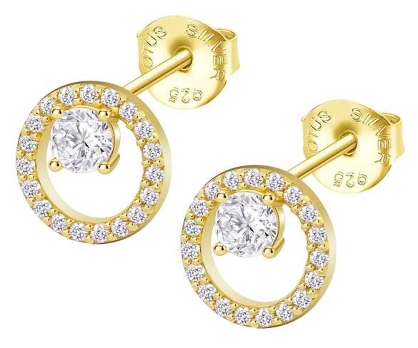 Photo: Náušnice LOTUS SILVER LP3080-4/2, Ag. 1,9 g