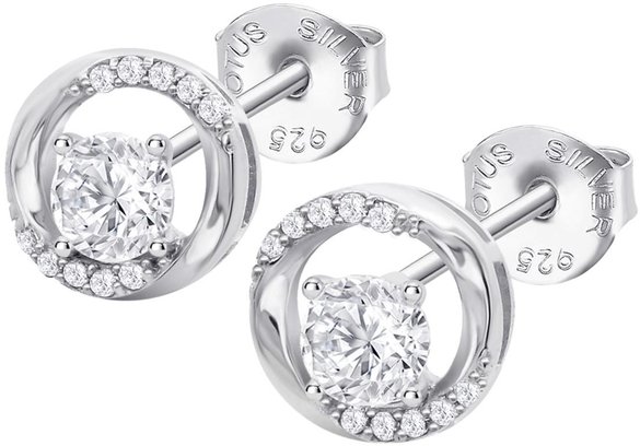 Photo: Náušnice LOTUS SILVER LP3910-4/1, Ag. 1 g